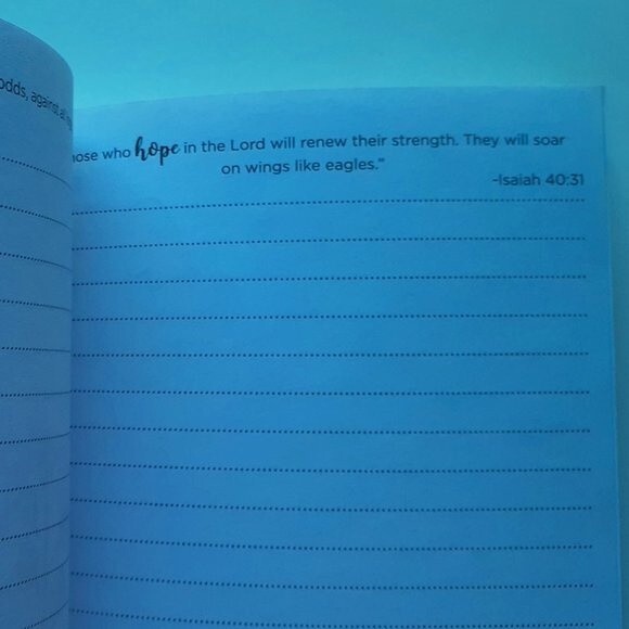 Crown Jewlz Lined Hope Inspirational Journal w/ Bible Scriptures and Quotes - Picture 5 of 7